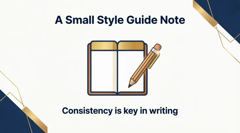 A Small Style Guide Note