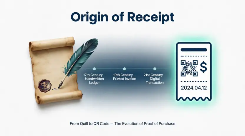 Origin of receipt