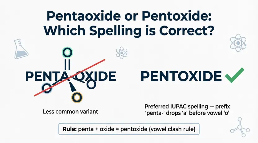 Pentaoxide or Pentoxide