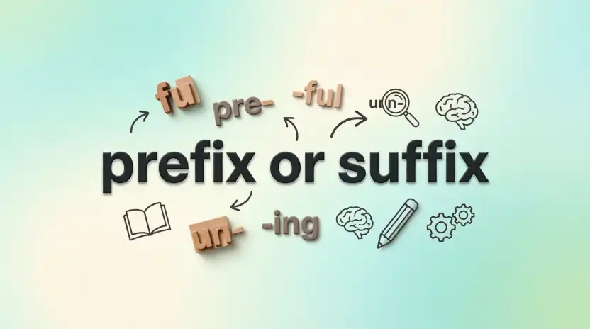 prefix or suffix