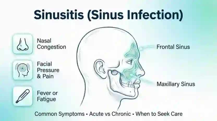 Sinusitis is more likely to involve: