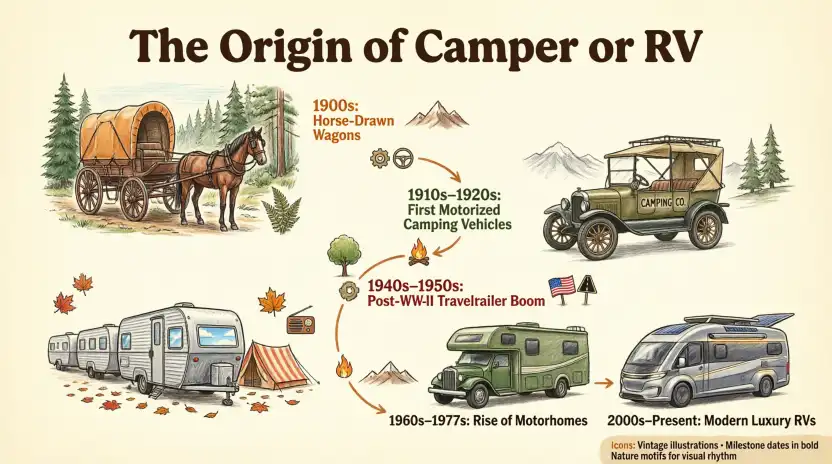 The Origin of Camper or RV