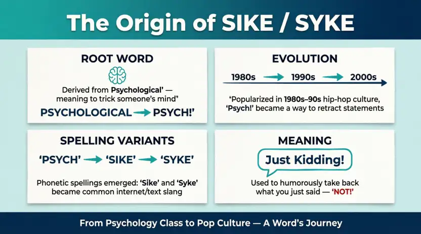 The Origin of Sike or Syke