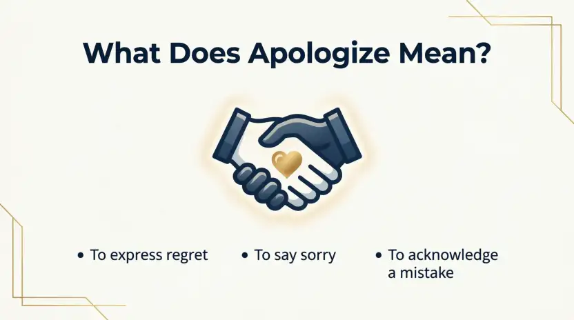 What Does “Apologize” Mean?