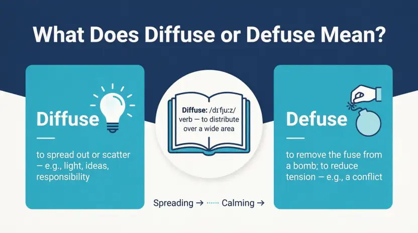 What Does Diffuse or Defuse Mean?