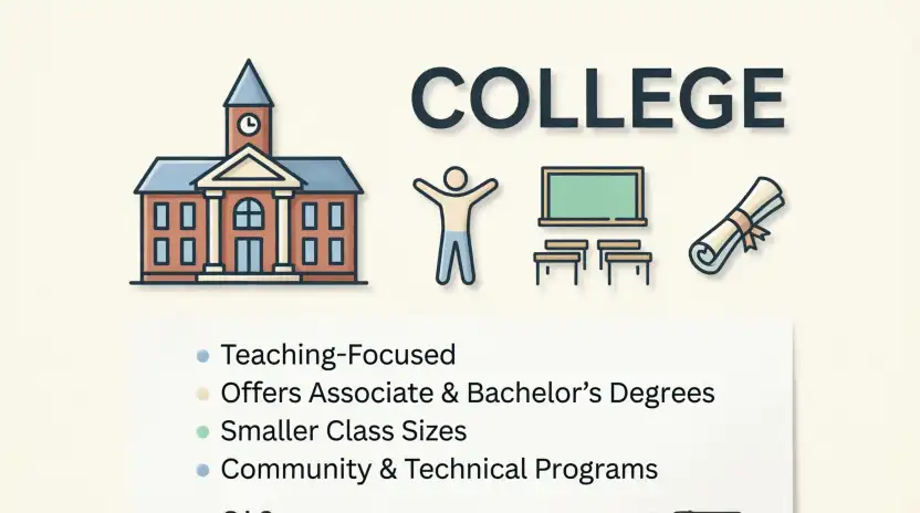What Does University or College Mean?