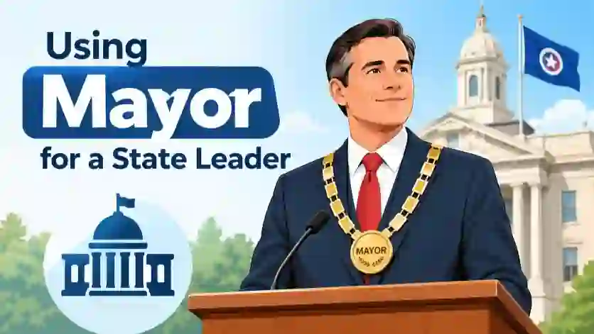 1. Using Mayor for a State Leader