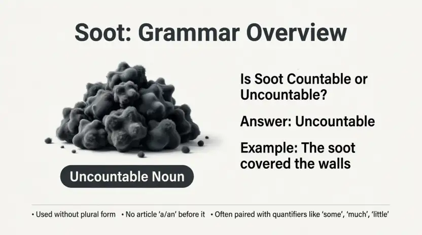 Is Soot Countable or Uncountable?