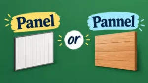 Panel or Pannel