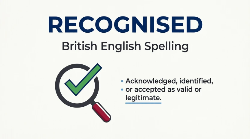 What Does Recognized or Recognised Mean?