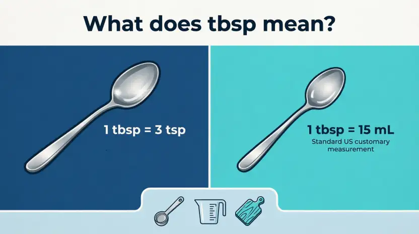What does tbsp mean?