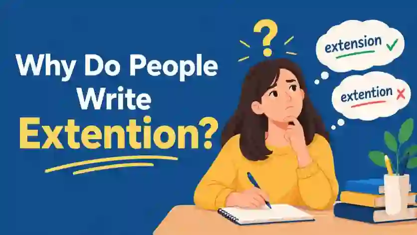 Why Do People Write Extention?